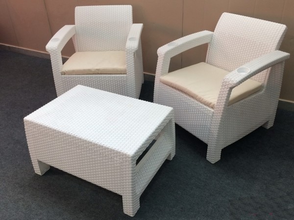 Комплект Yalta Balcony Set белый купить в Южно-Сахалинске