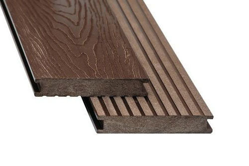 Террасная доска из ДПК ECODECKING Premium Коричневый купить в Южно-Сахалинске