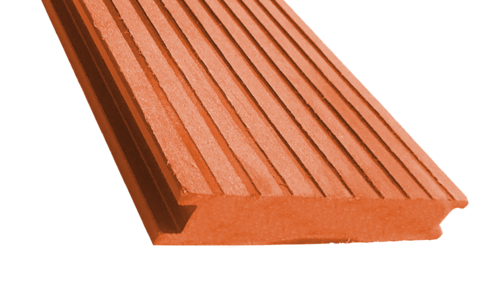Террасная доска из ДПК ECODECKING Premium Терракот купить в Южно-Сахалинске