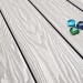 Террасная доска из ДПК Terrapol Смарт 3D Пустотелая с пазом Дуб беленый купить в Южно-Сахалинске