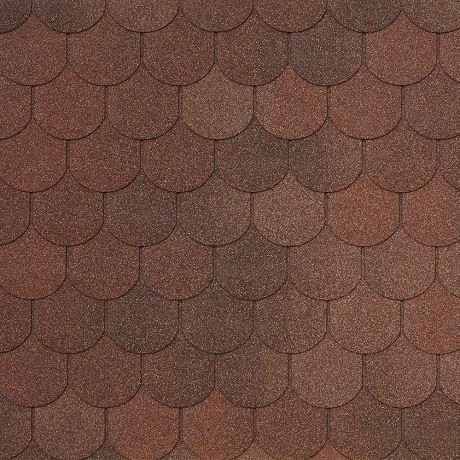 Гибкая черепица Tegola ASSISI terracotta 420 купить в Южно-Сахалинске