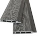 Заборная панель шип-паз EasyDecking Wood-Х 146х20 Серый купить в Южно-Сахалинске