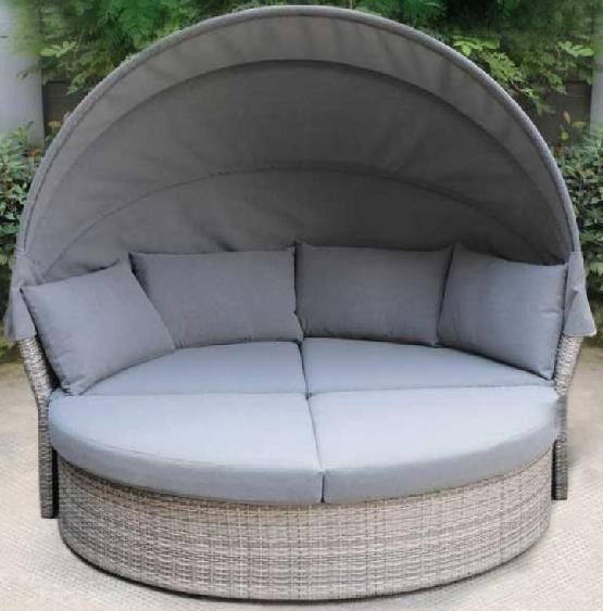 Диван-Трансформер AFINA плетеный из иск. ротанга AFM-325G Grey купить в Южно-Сахалинске