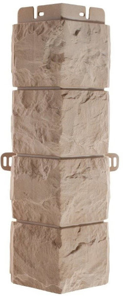 Фасадная панель Наружный угол фагот (талдомский), 0,45 х 0,13м (н) купить в Южно-Сахалинске
