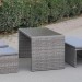 Диван-Трансформер AFINA плетеный из иск. ротанга S330G-W78 Grey купить в Южно-Сахалинске