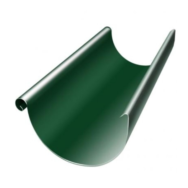 Водосток Grand Line 125x90 – Желоб 3м RAL 6005 купить в Южно-Сахалинске