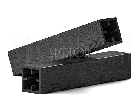 Столб SEQUOIA Evolution 3D WOOD BLACK купить в Южно-Сахалинске
