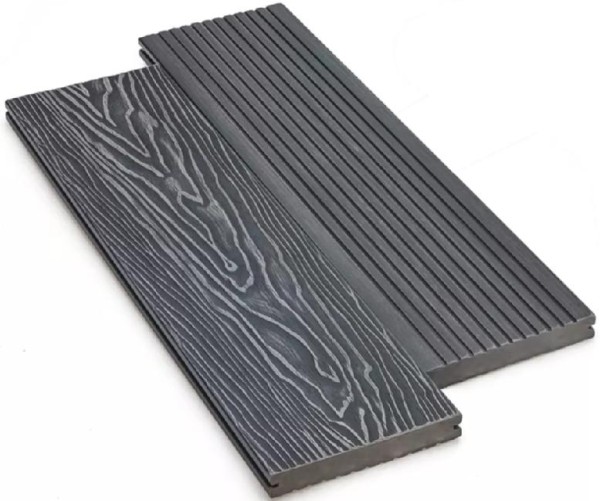 Террасная доска ДПК Deckart Monolit 3D Графит купить в Южно-Сахалинске