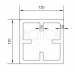Столб SEQUOIA Evolution 3D WOOD GRAY купить в Южно-Сахалинске