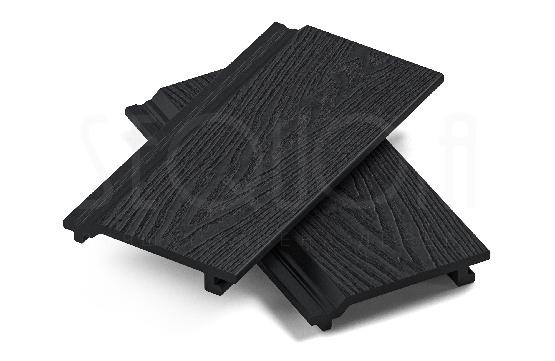 Доска фасадная ДПК 3D SEQUOIA Evolution WOOD BLACK купить в Южно-Сахалинске