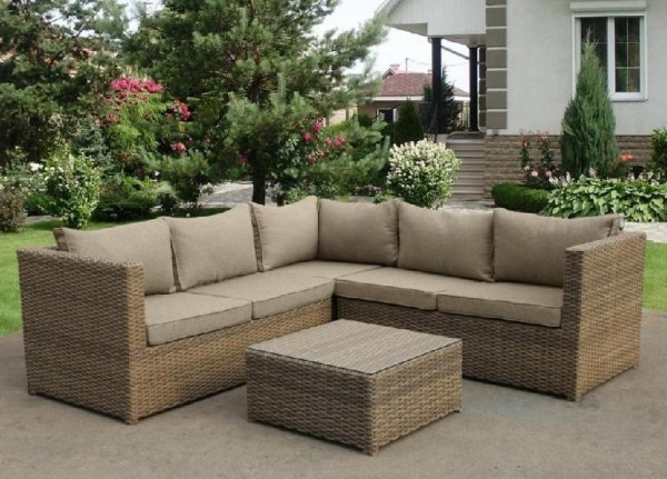 Комплект мебели AFINA плетеной из иск. ротанга YR825B Beige купить в Южно-Сахалинске