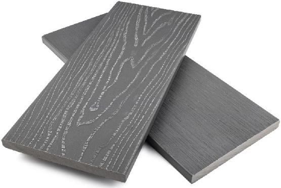 Заборная доска ДПК полнотелая NanoWood Серый купить в Южно-Сахалинске