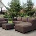 Комплект мебели AFINA плетеной из иск. ротанга YR821A Brown/Beige купить в Южно-Сахалинске