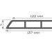 Доска Ромбус 3D ДПК Outdoor STORM GREY серая микс купить в Южно-Сахалинске