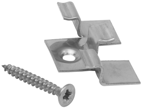 Клипса с саморезом,Grinder бесшовный монтаж 2 mm купить в Южно-Сахалинске