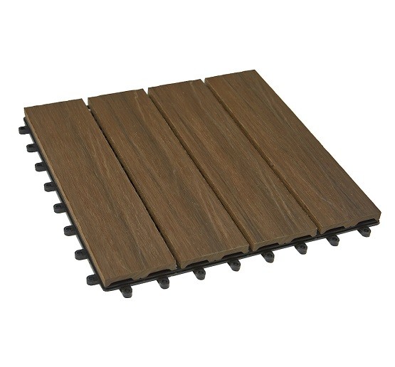 Садовый паркет дпк CM Garden Modern, 300х300 мм, PATINA BROWN (Патина коричневый) купить в Южно-Сахалинске