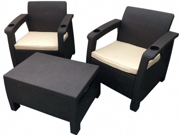 Комплект Yalta Balcony Set венге купить в Южно-Сахалинске
