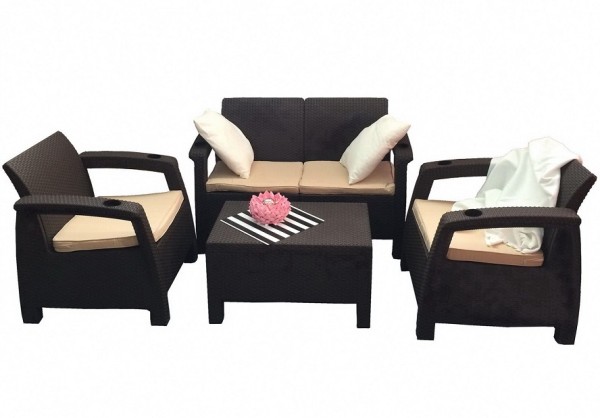 Комплект Yalta Terrace Set венге купить в Южно-Сахалинске