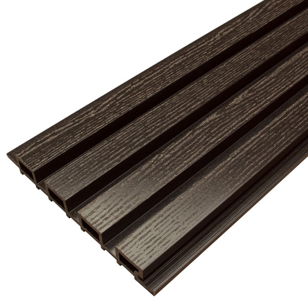 Фасадная доска из ДПК Faynag Wood Рейка Венге купить в Южно-Сахалинске
