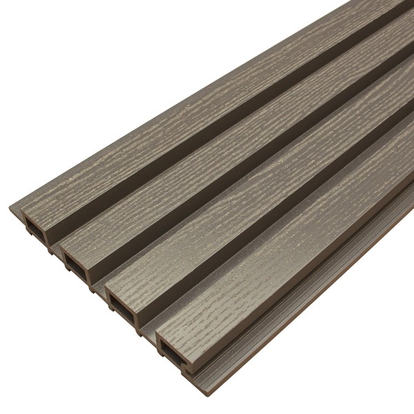 Фасадная доска из ДПК Faynag Wood Рейка Графит купить в Южно-Сахалинске