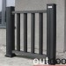 Ограждение из ДПК Outdoor Классик 3D STORM чёрный купить в Южно-Сахалинске