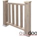 Ограждение из ДПК Outdoor Классик 3D STORM серый микс купить в Южно-Сахалинске