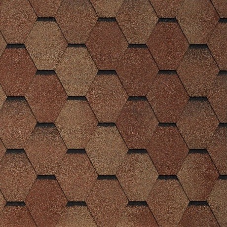 Гибкая черепица Tegola VENETO terracotta 206 купить в Южно-Сахалинске