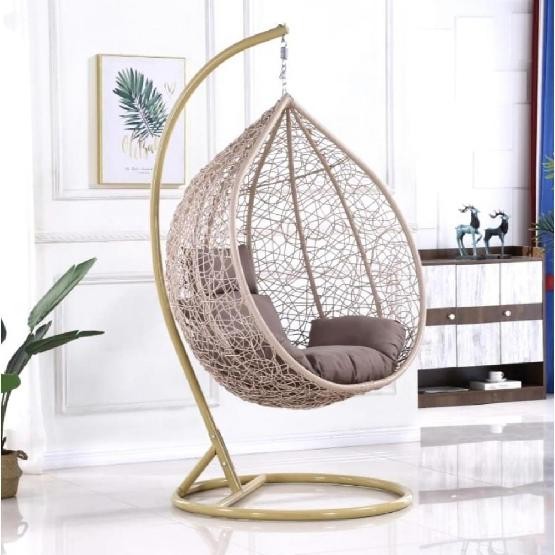 Кресло Подвесное из искусственного ротанга AFM-169A-XLB Beige купить в Южно-Сахалинске