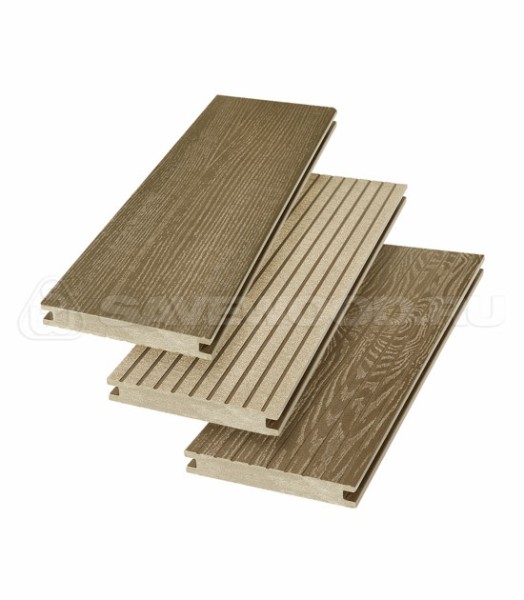 Террасная доска SW Fraxinus (R) полнотелая «SaveWood» Тик купить в Южно-Сахалинске