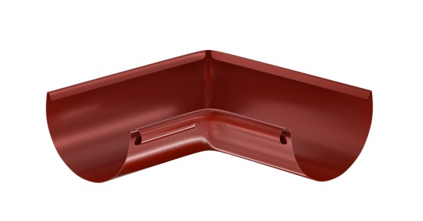 Водосток Aquasistem, система 150x100 - Угол желоба, внутренний 90° RR 29 Бургундский купить в Южно-Сахалинске