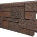 Фасадная панель VOX Sandstone (Сандстоун) темно коричневый купить в Южно-Сахалинске