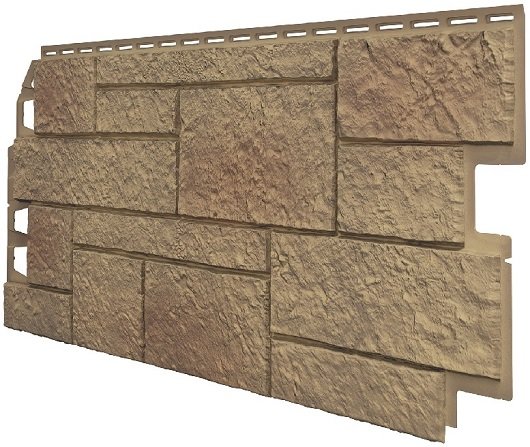 Фасадная панель VOX Sandstone (Сандстоун) светло коричневый купить в Южно-Сахалинске