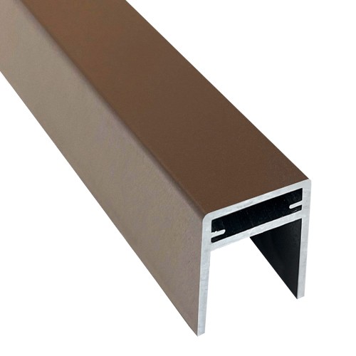 П-профиль Алюминиевый EasyDecking 35x25 Венге купить в Южно-Сахалинске
