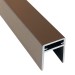 П-профиль Алюминиевый EasyDecking 35x25 Венге купить в Южно-Сахалинске