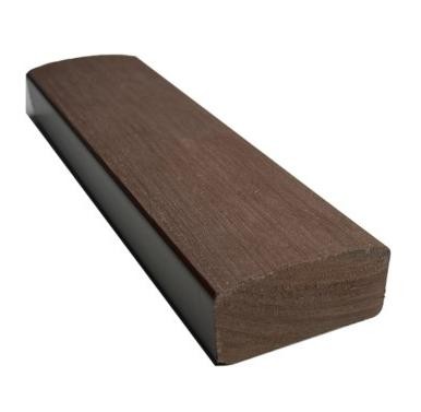 Лавочный брус Ecodecking Некст полнотелый брашированный 70х35 шоколад купить в Южно-Сахалинске