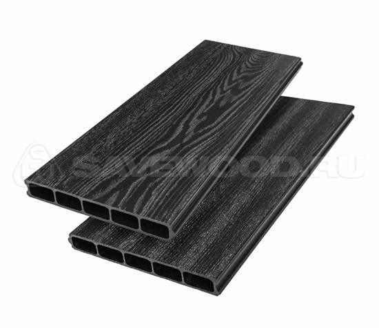 Грядочная доска ДПК 3D Savewood SW Rumex Чёрный купить в Южно-Сахалинске