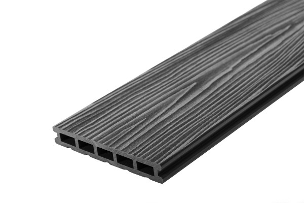 Террасная доска из ДПК RusDecking Unodeck Mogano - Графит купить в Южно-Сахалинске