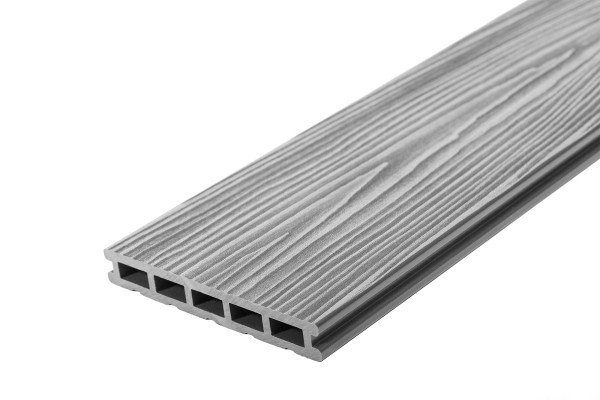 Террасная доска из ДПК RusDecking Unodeck Mogano - Серый купить в Южно-Сахалинске