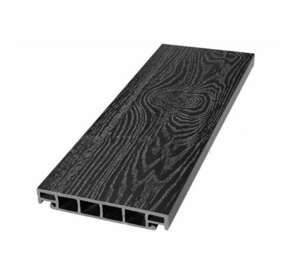 Террасная доска из ДПК SW Salix (T) 2D чёрный купить в Южно-Сахалинске