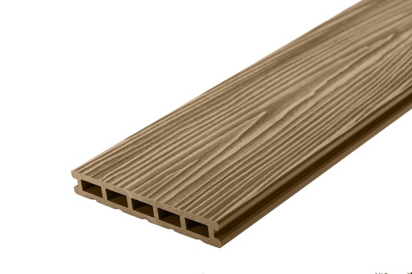 Террасная доска из ДПК RusDecking Unodeck Mogano - Орех купить в Южно-Сахалинске