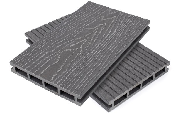 Террасная доская ДПК NanoWood Nature 3D пустотелая Серый купить в Южно-Сахалинске