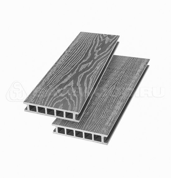 Террасная доска из ДПК SW-Fagus «SaveWood» пепельный купить в Южно-Сахалинске