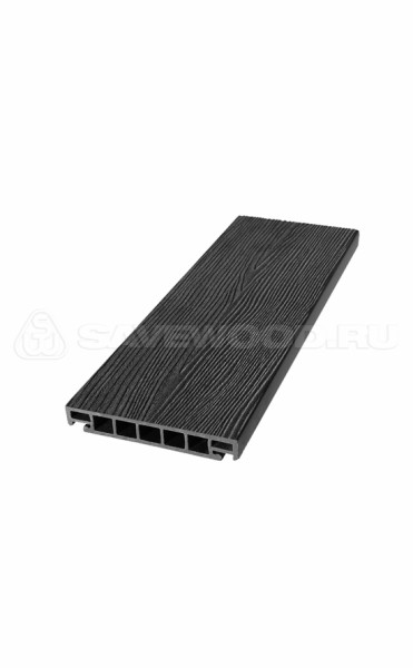 Террасная доска из ДПК SW Salix (S) (R) черный купить в Южно-Сахалинске
